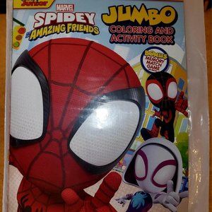 "Marvel Spidey and his Amazing Friends": Jumbo Coloring & Activity Book!